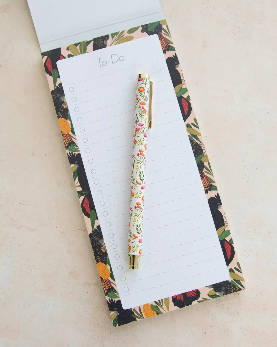 Earth Greetings To Do List - Cockatoos and Banksia