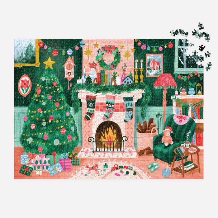 Cozy by the Fireplace  - 1000 piece puzzle