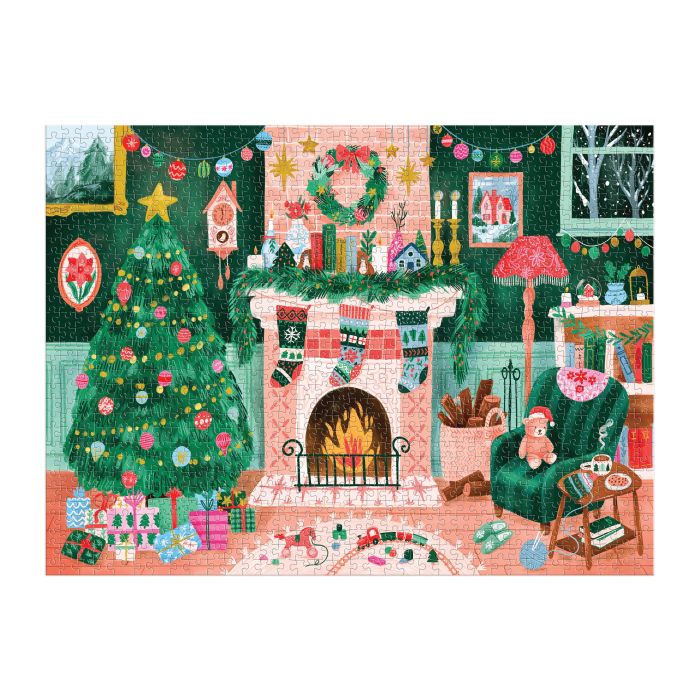 Cozy by the Fireplace  - 1000 piece puzzle