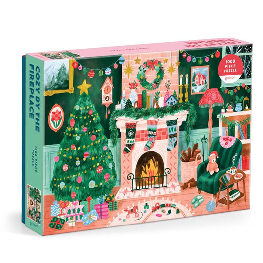 Cozy by the Fireplace  - 1000 piece puzzle