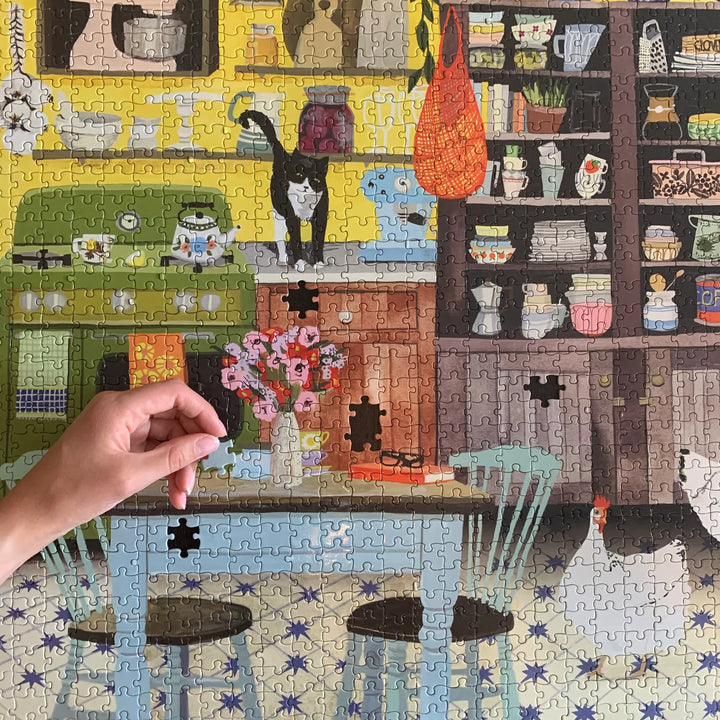 Kitchen Chickens - 1000 piece puzzle