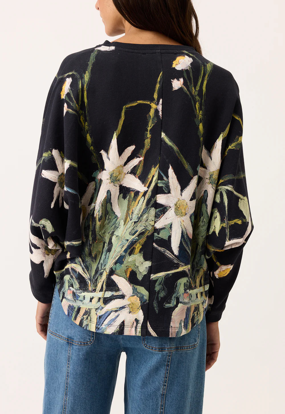 Nancybird Dahlia Batwing Sweat - Still Life