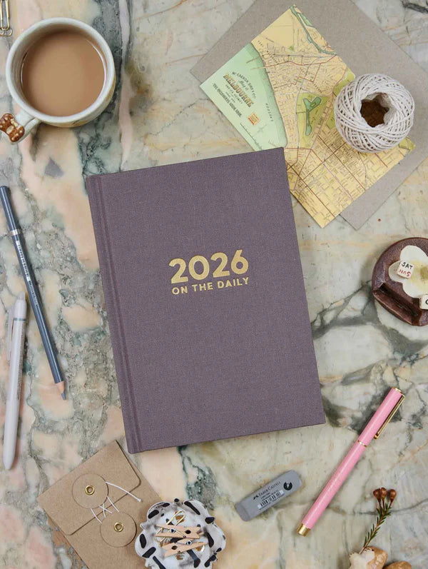 Write To Me 2026 On The Daily Planner - Stone