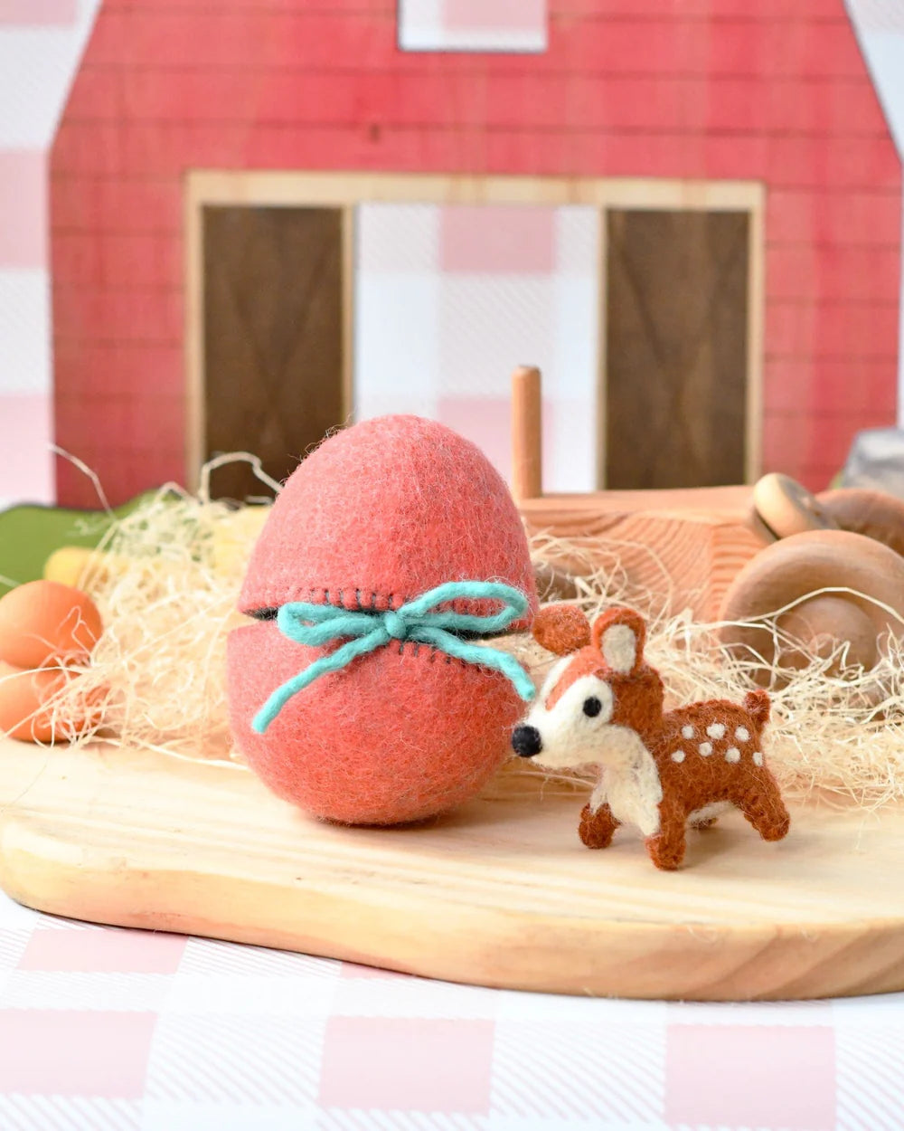 Taras Treasures Surprise Felt Egg - Deer