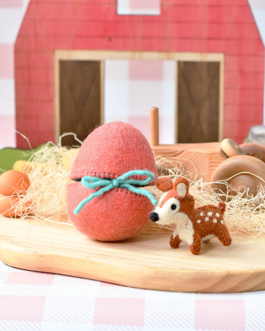 Taras Treasures Surprise Felt Egg - Deer