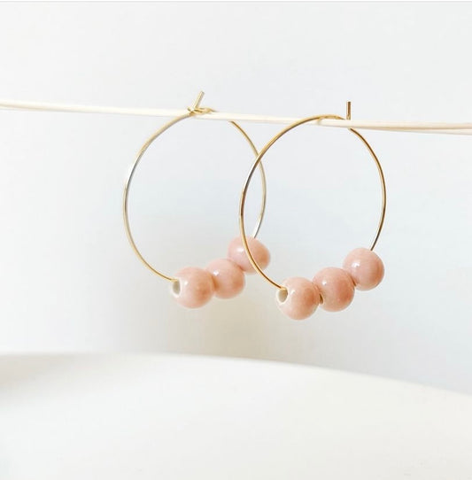 Mar Sanchez Ceramics - Pink earring