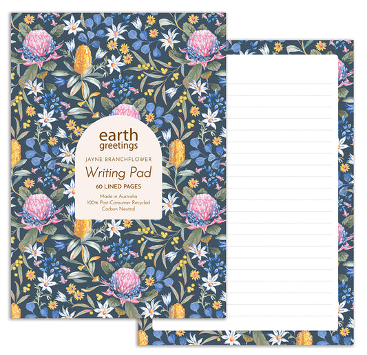 Earth Greetings - A5 Writing Pad - Bushwalk