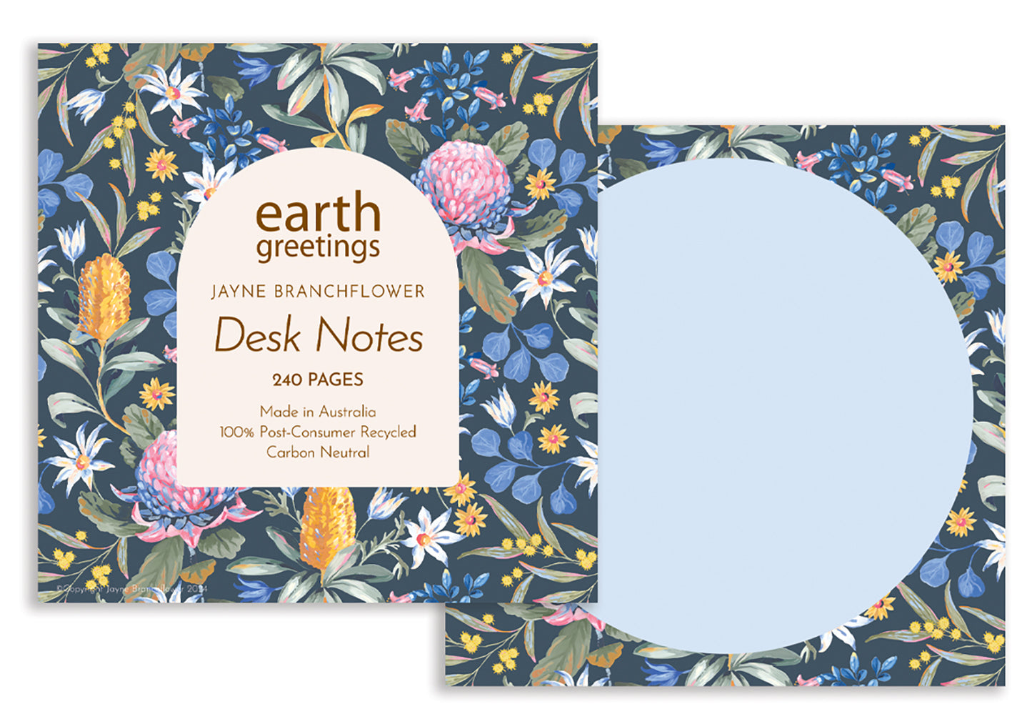 Earth Greetings Desk Notes - Bushwalk