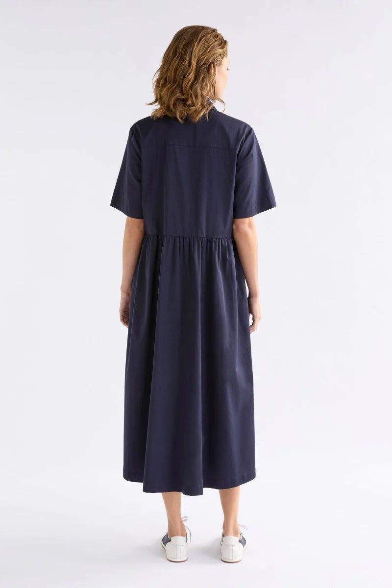 Elk Eireen Shirt Dress - Navy Fuchsia