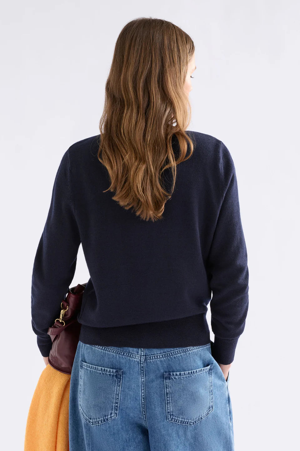 Elk Ellora Sweater - Dark Navy