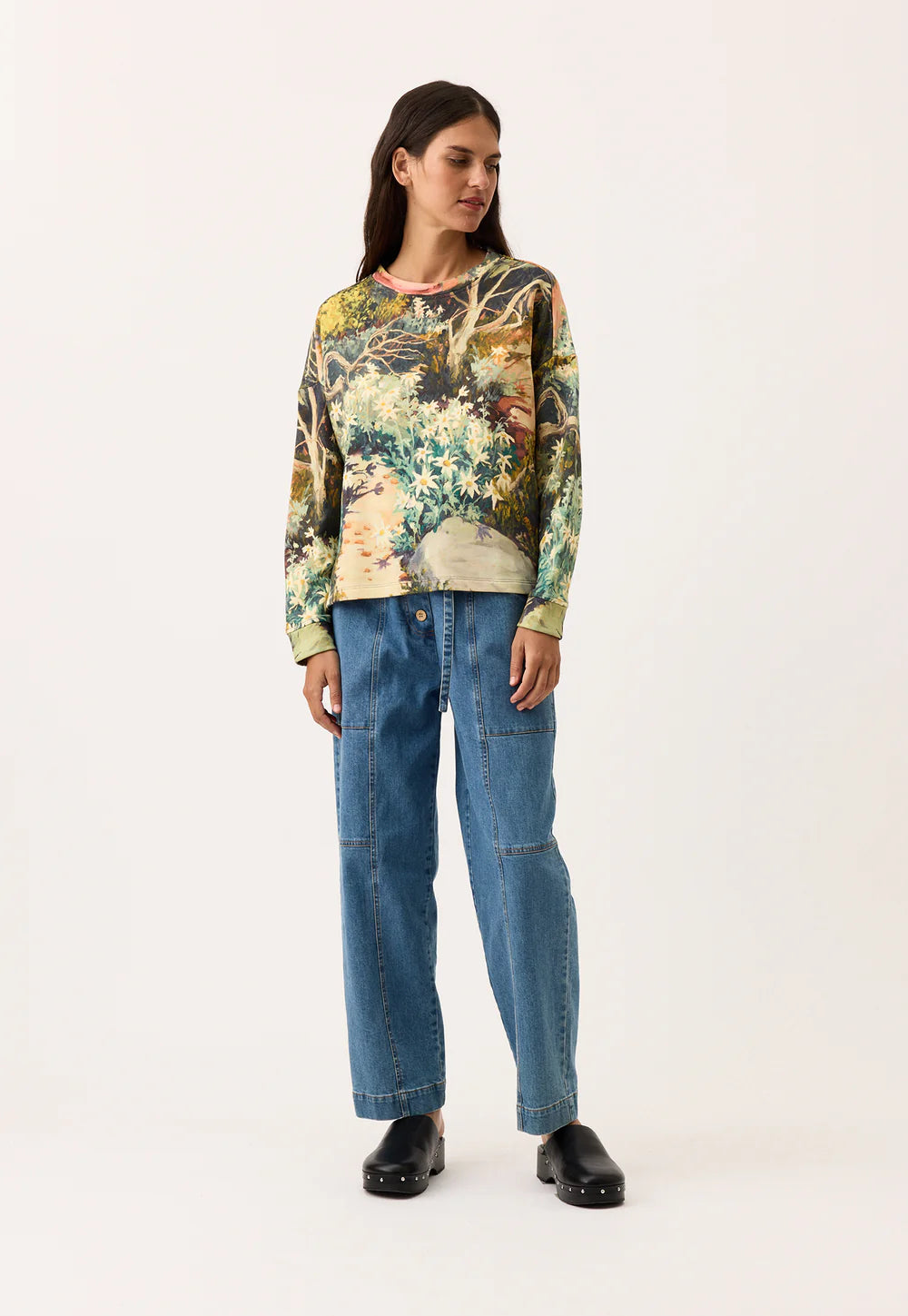 Nancybird Eva Sweatshirt - Flannel Flower