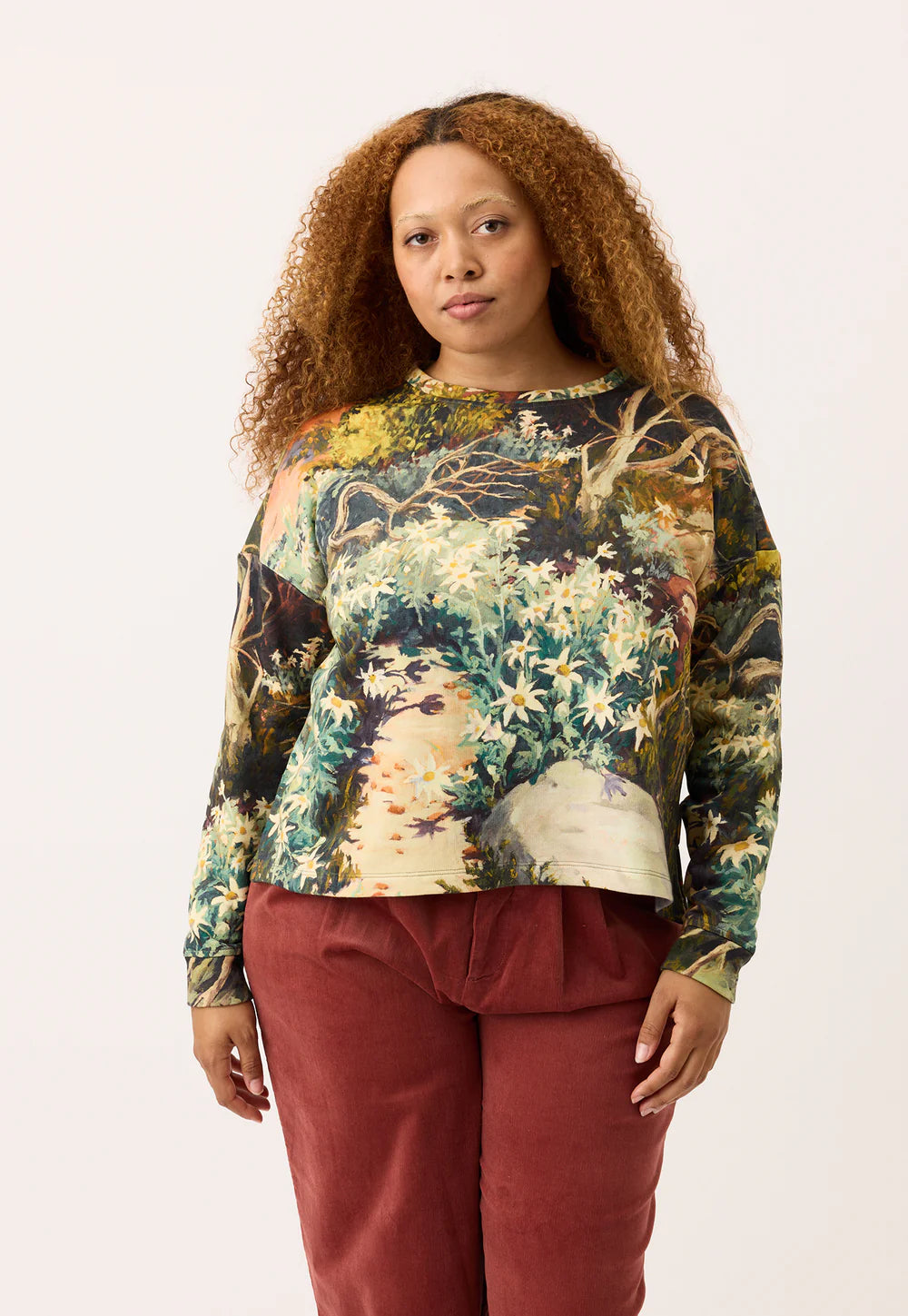 Nancybird Eva Sweatshirt - Flannel Flower