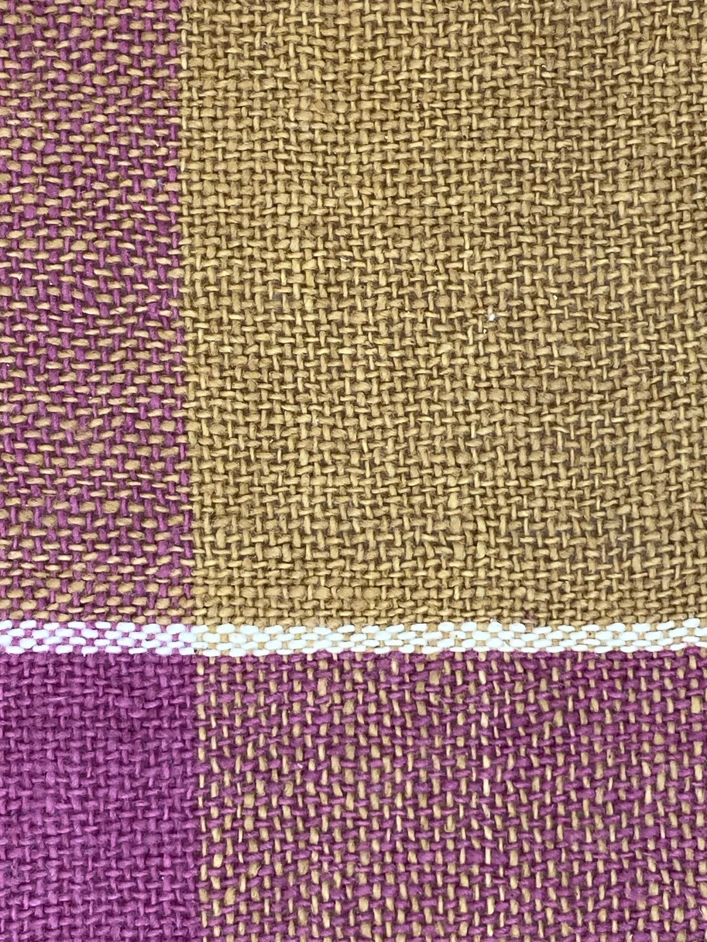 Loom Designs Plum & Mocha Tea Towel