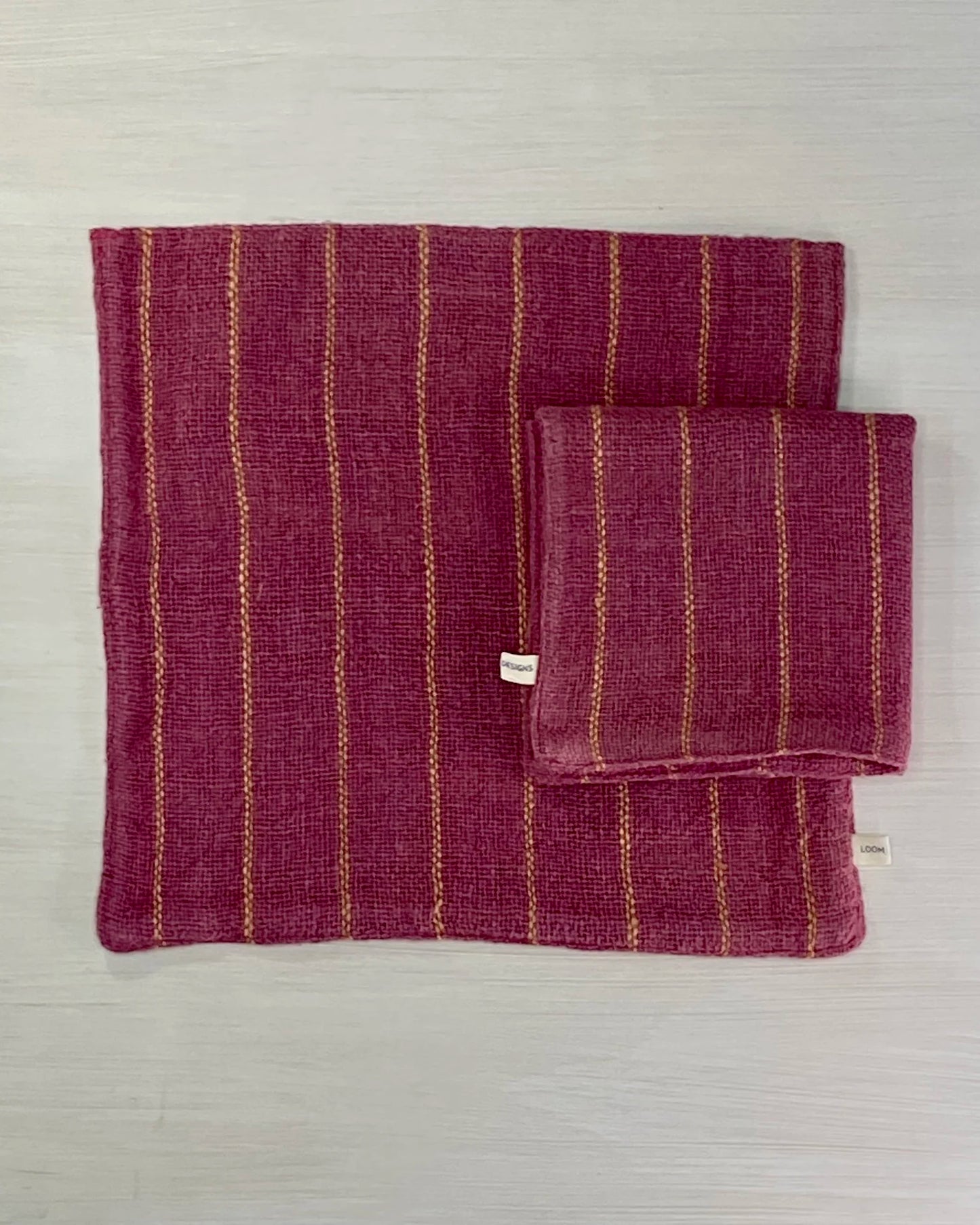 Loom Designs Handwoven Face Washer - Various colours