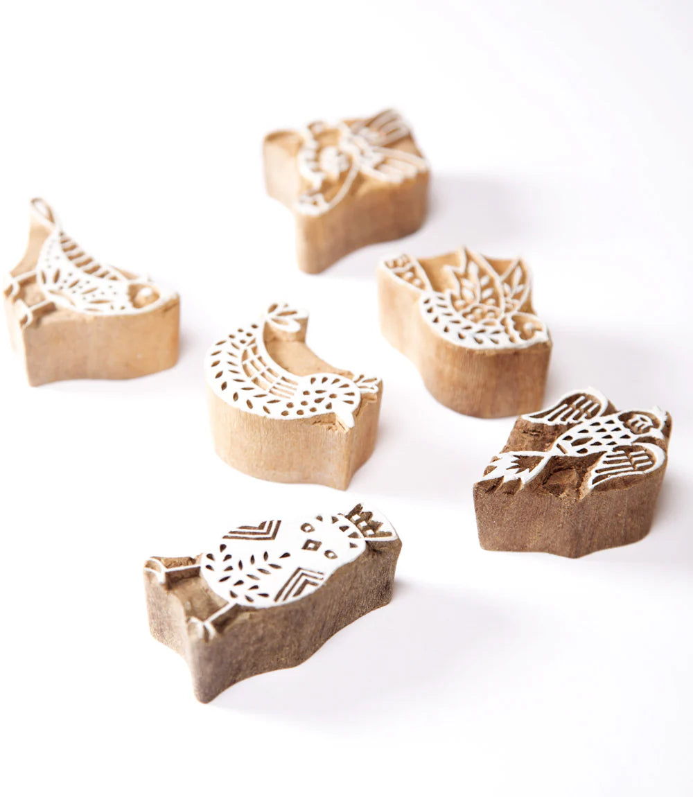 Fair Go Trading Small Bird Wood Blocks