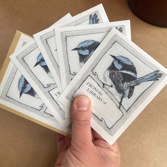 Bridget Farmer Fairy Wren Bookplates