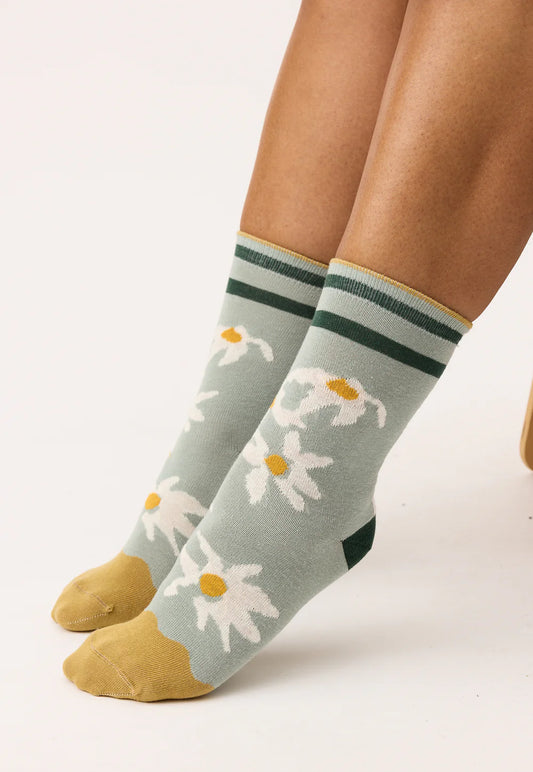 Nancybird Socks Flannel Flower