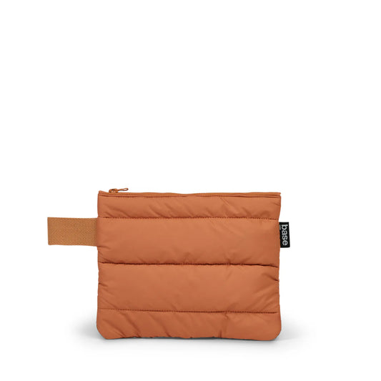 'Flat Base' Clutch - Toffee