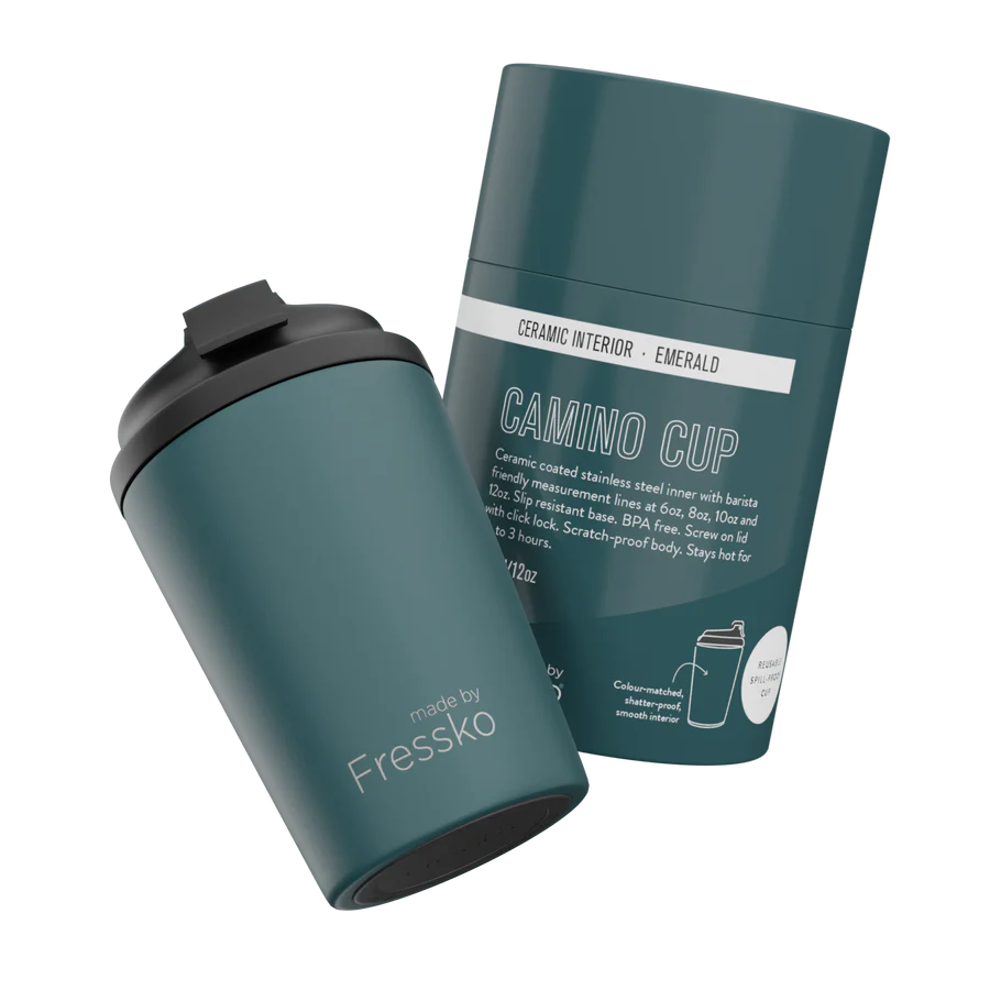 Fressko Ceramic Camino 12 oz- Emerald