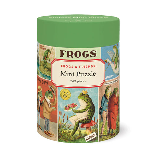 Cavallini & Co 'Frogs and Friends' 240 Piece Mini Vintage Puzzle