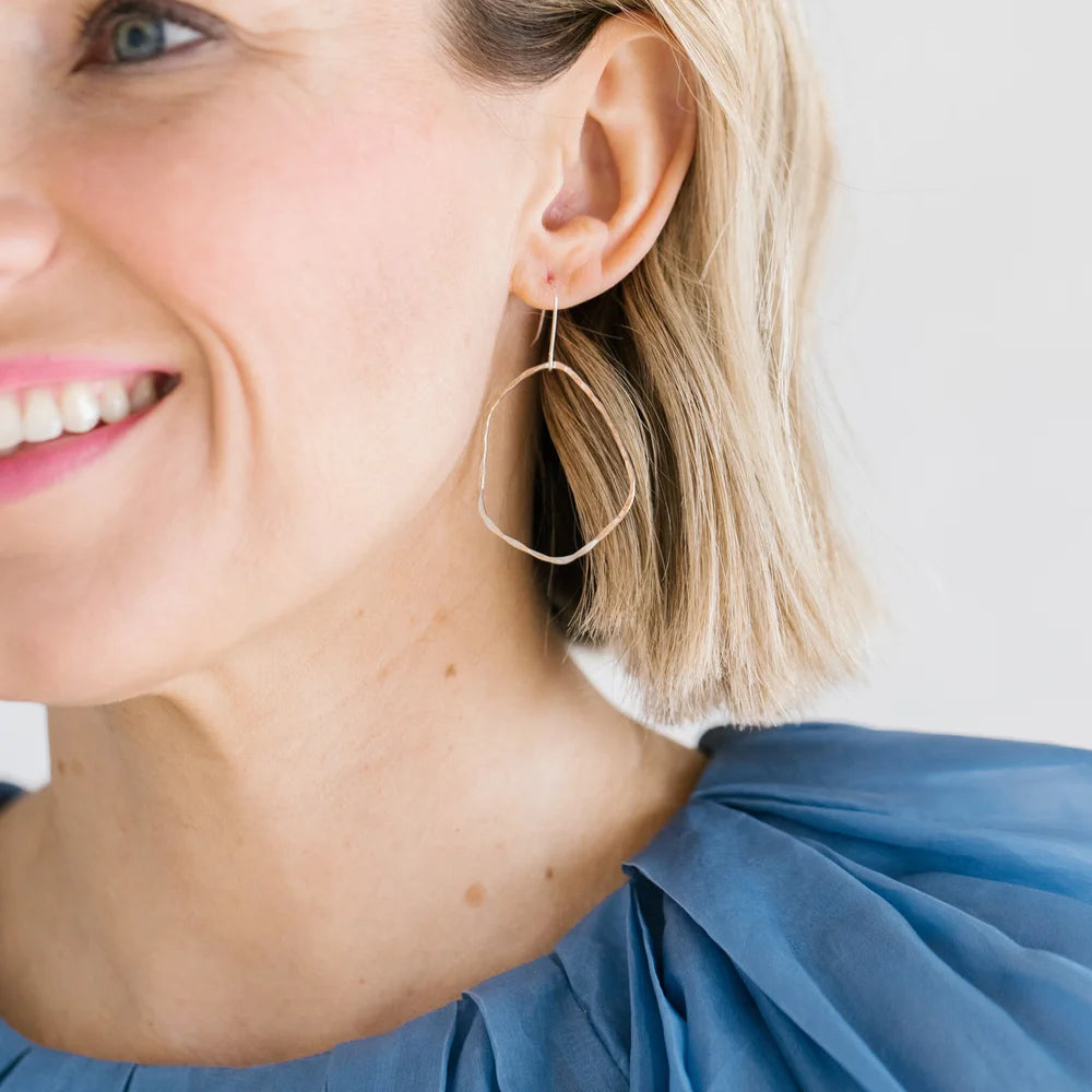 Chloe Shay Geo Loop Earrings Small