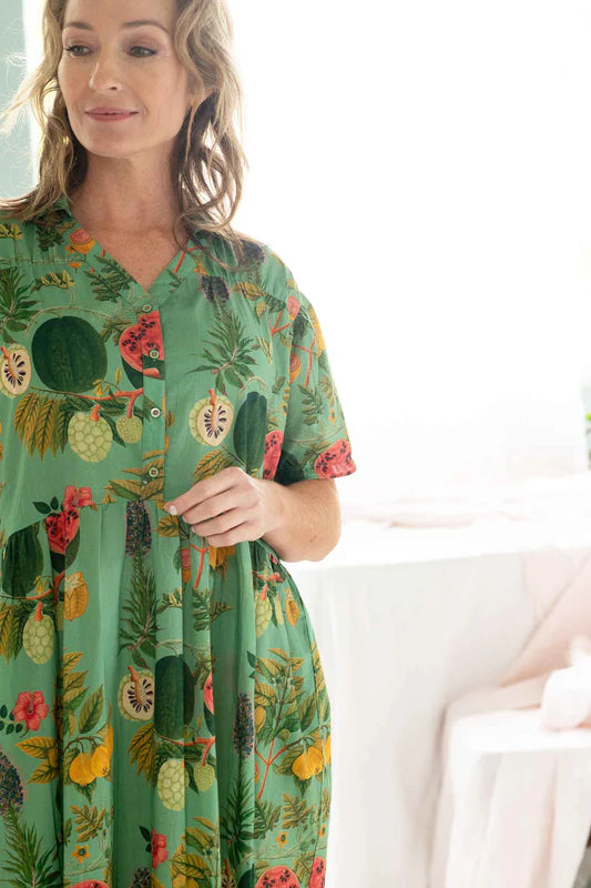 Lazybones 'Tropics' Georgia Dress - Organic Cotton