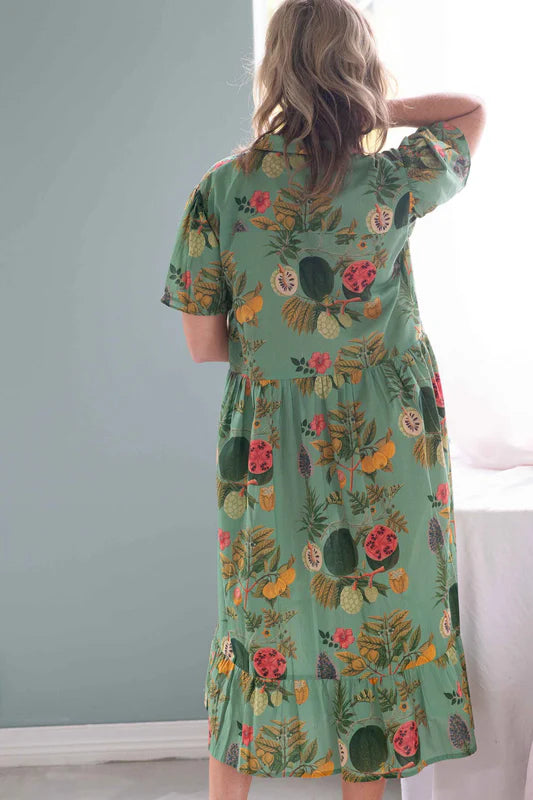 Lazybones 'Tropics' Georgia Dress - Organic Cotton