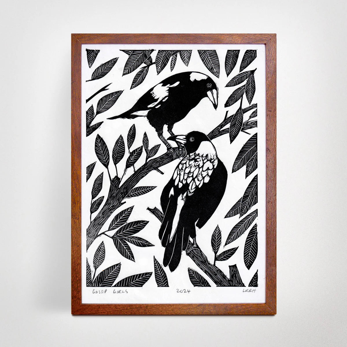 Little Rowan Red Head - Gossip Girls Linoprint