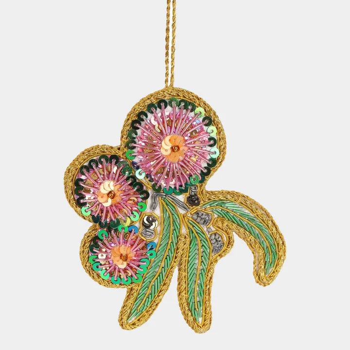 Gumnut Flower Beaded Decoration