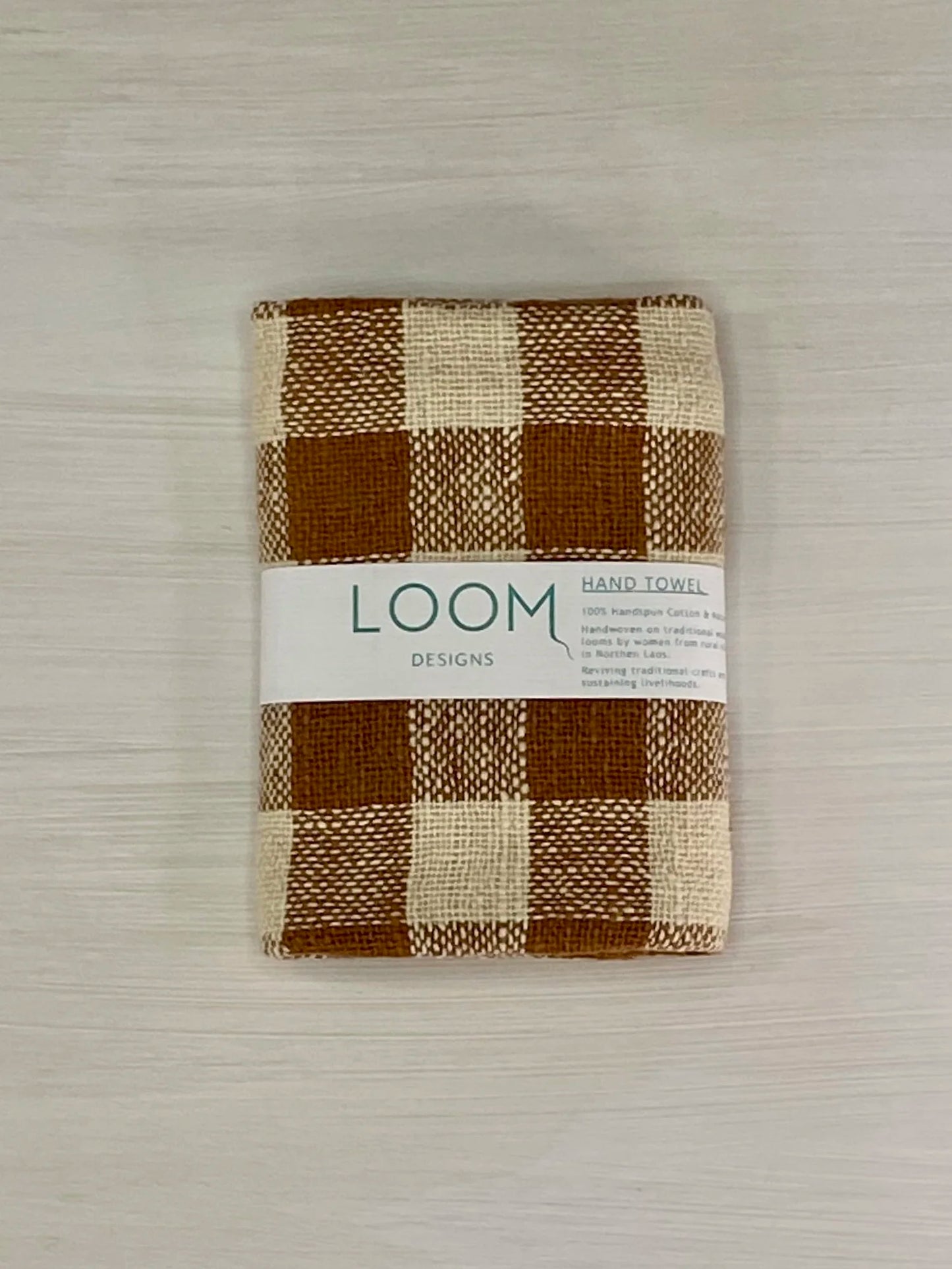 Loom Designs Cotton Hand Towel - Various Colours