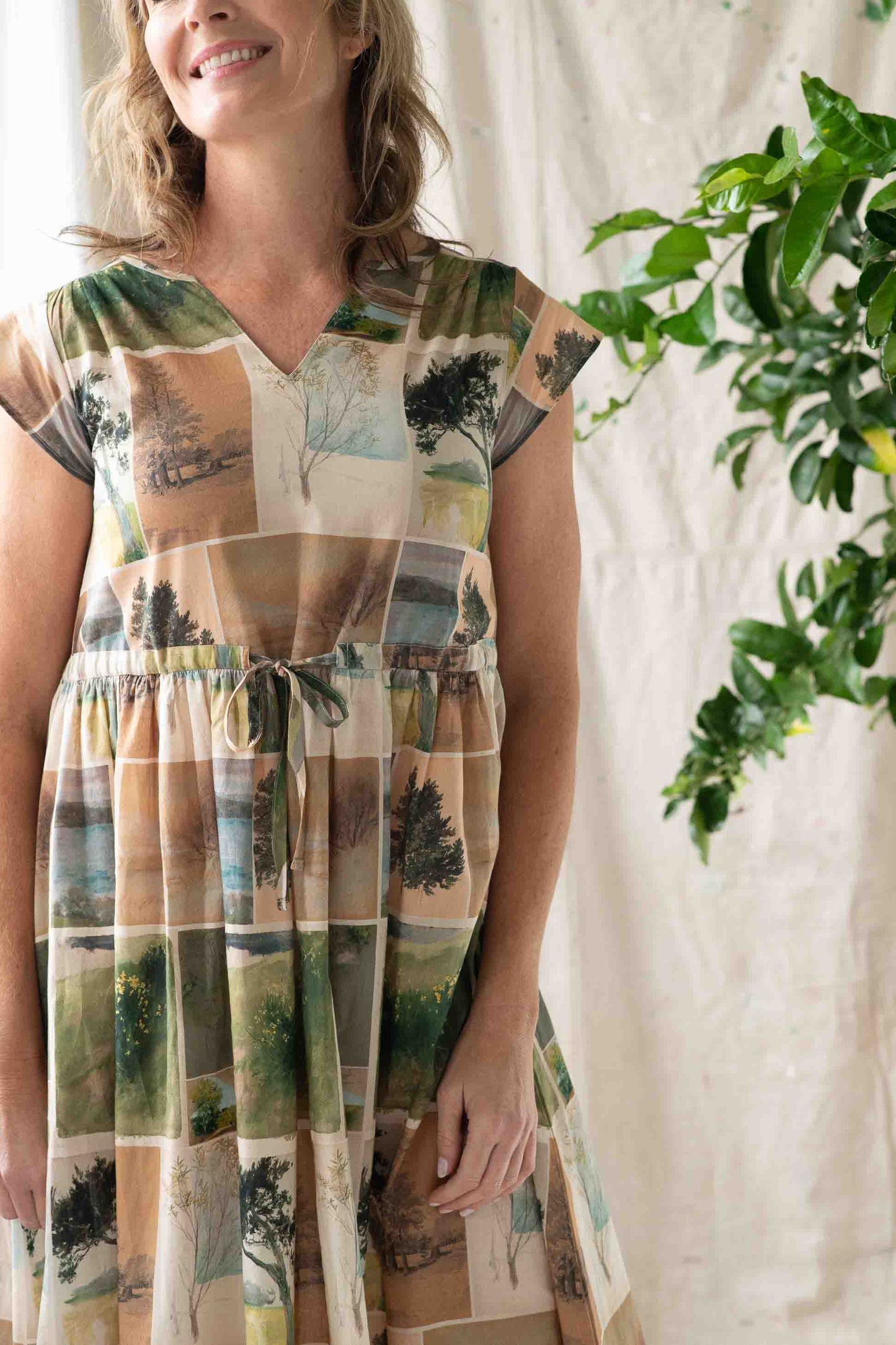 Lazybones 'Nature Study' Heidi Dress - Organic Cotton