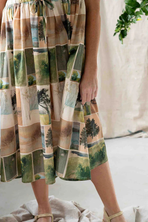 Lazybones 'Nature Study' Heidi Dress - Organic Cotton