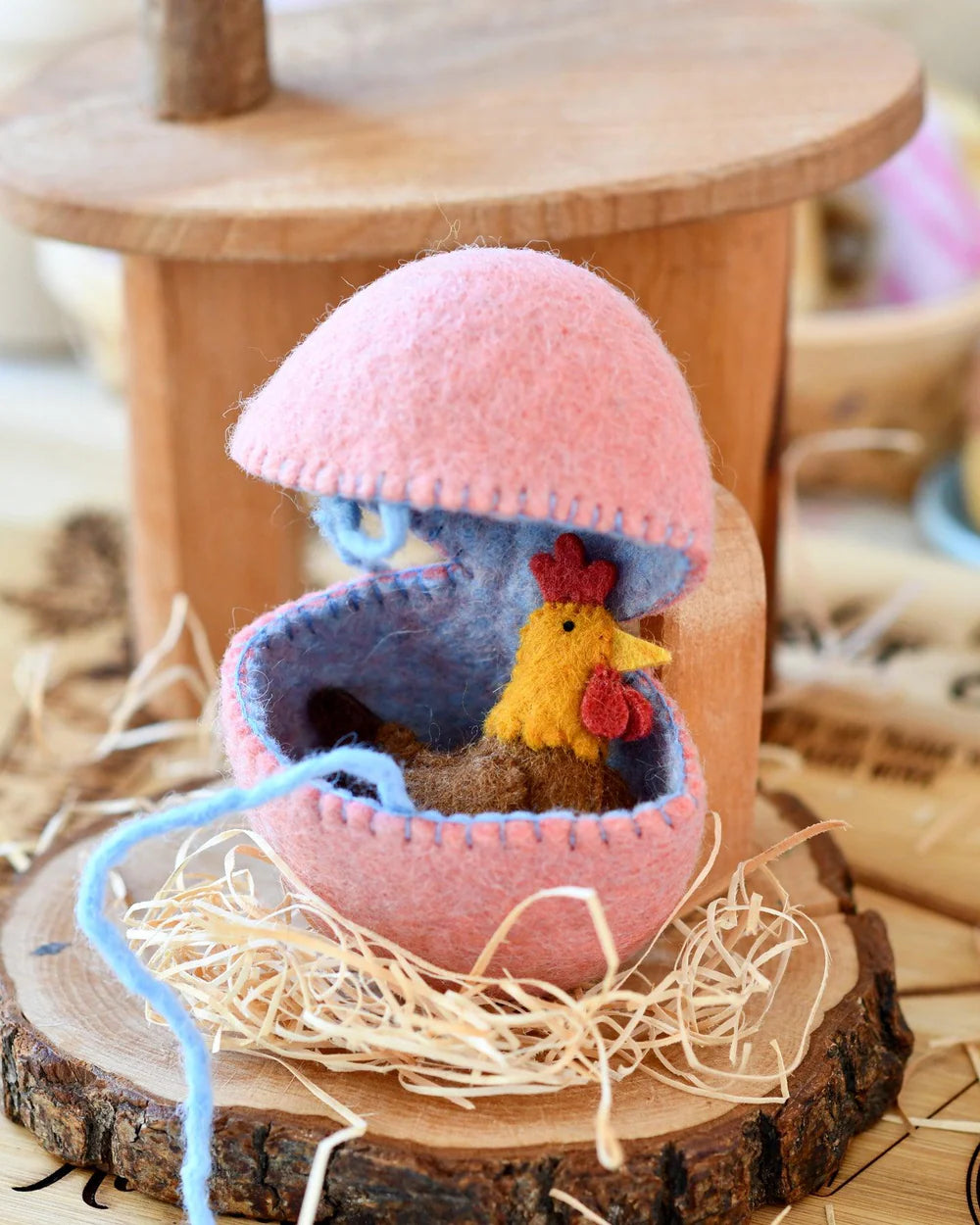 Taras Treasures Surprise Felt Egg - Hen