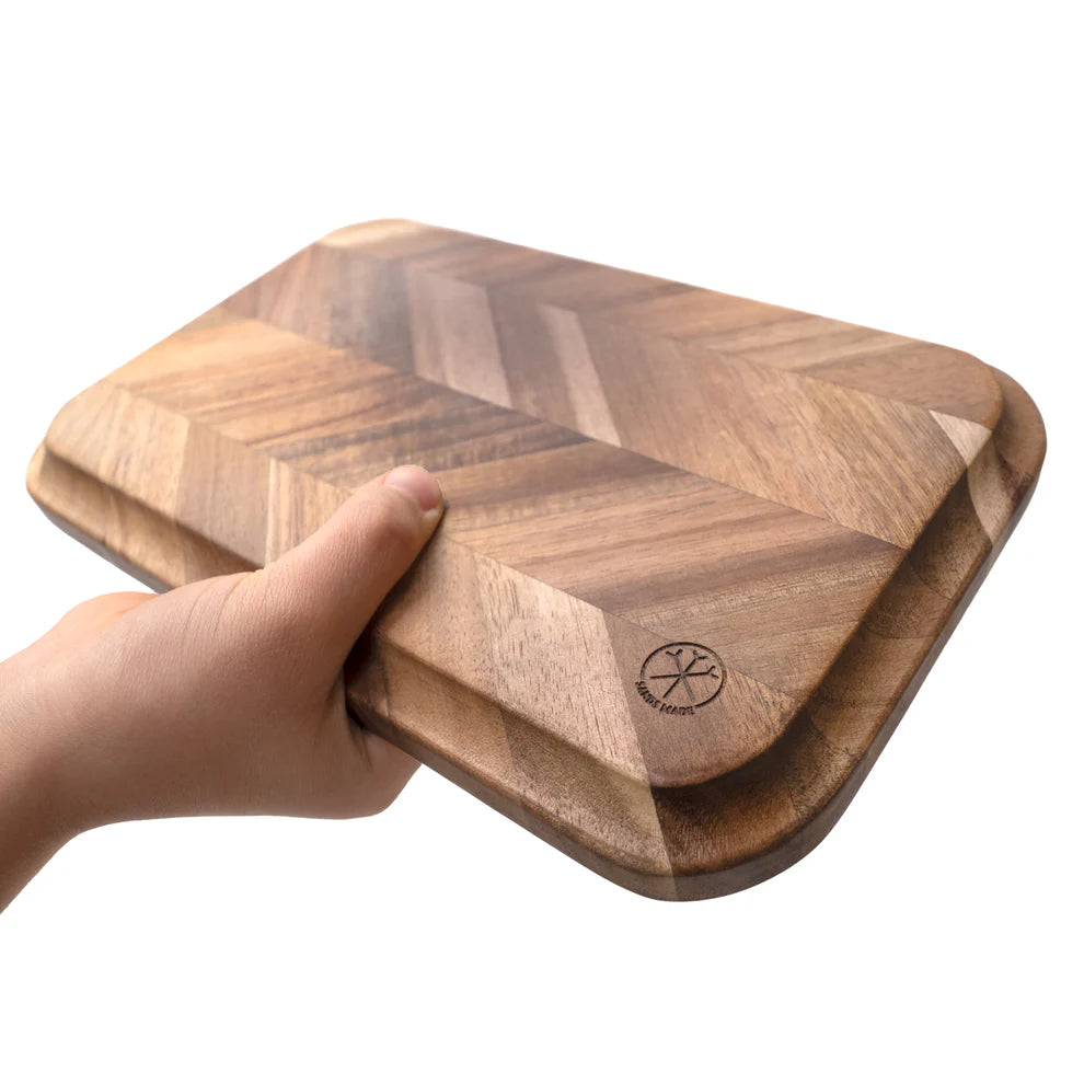 Sands Made Herb Board No.3 - Herringbone Acacia
