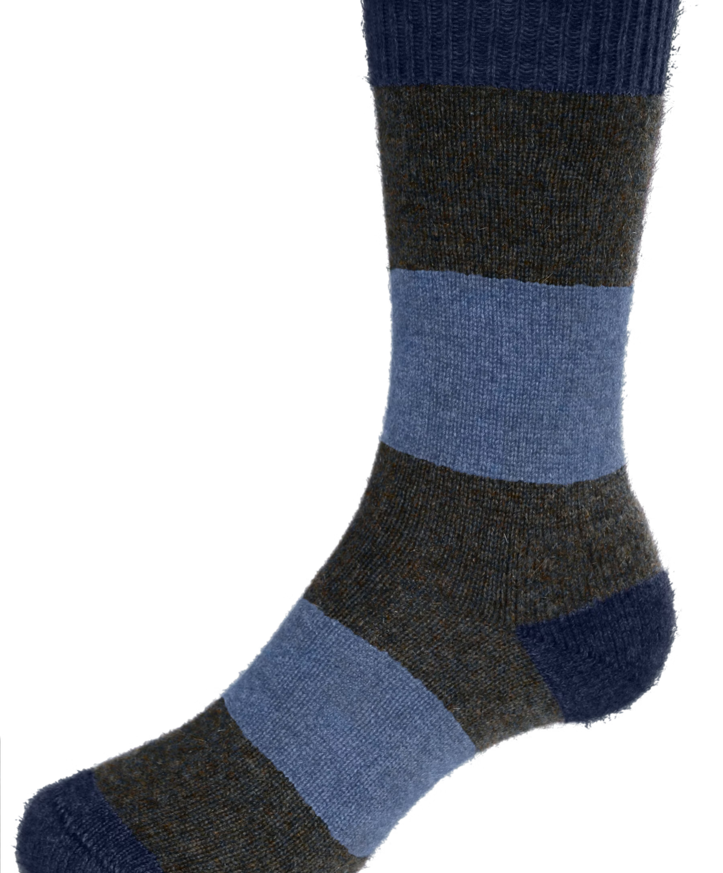 Possum Wool Hoop Socks -  Maritime