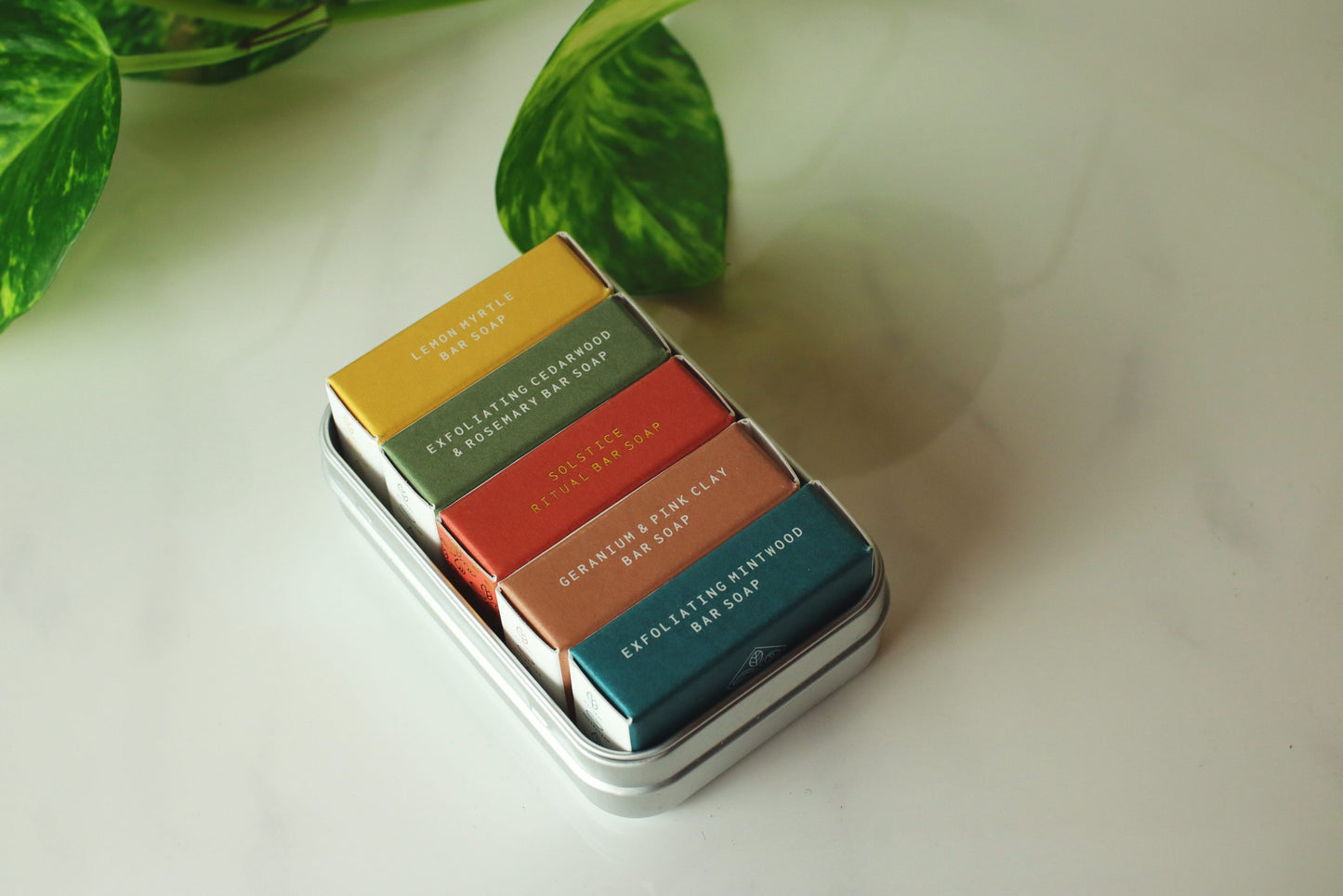 Base Five Mini Soaps in Travel Tin