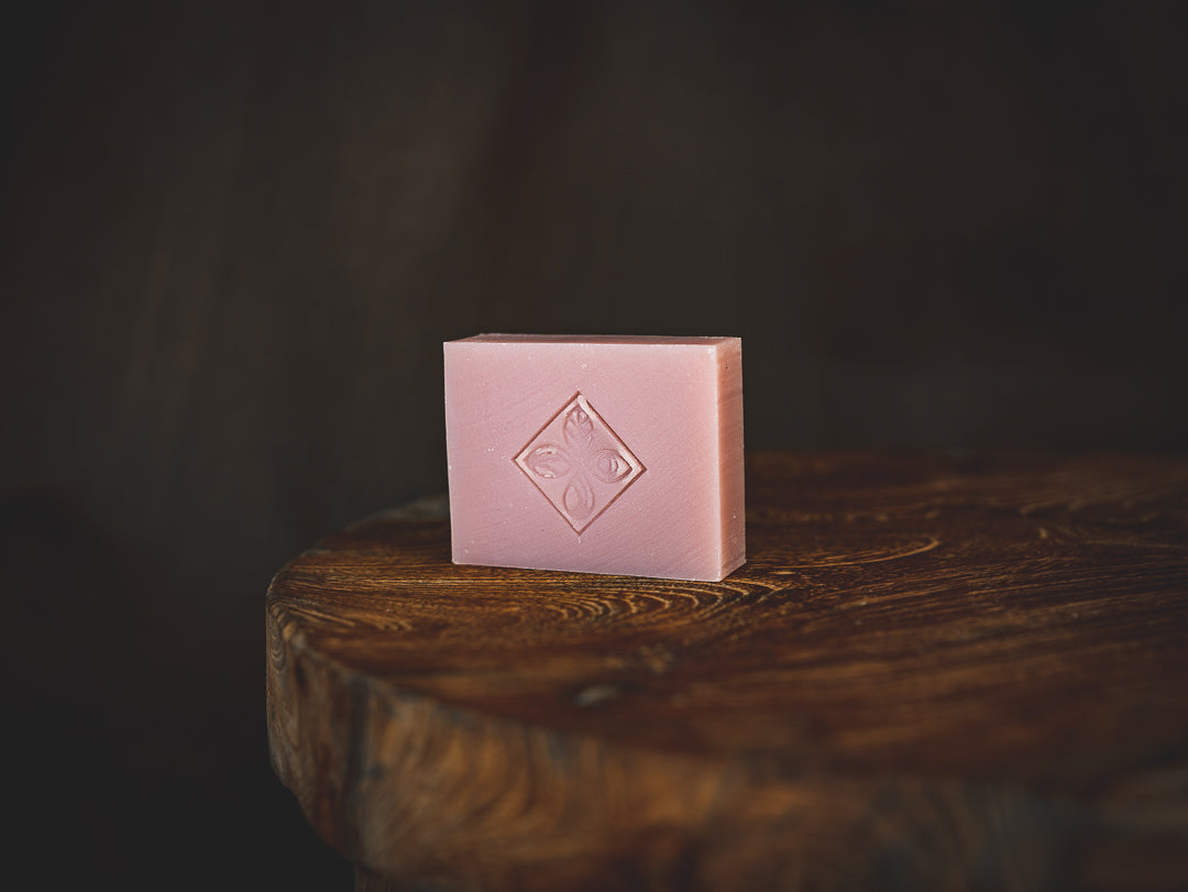 Base Geranium & Pink Clay Bar Soap