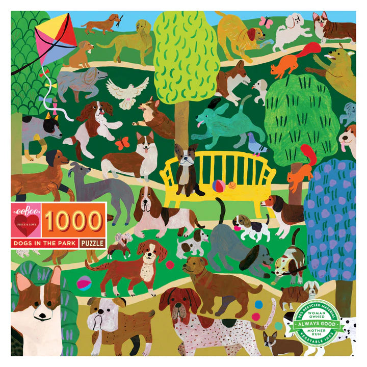 Dogs in the Park - 1000 piece puzzle