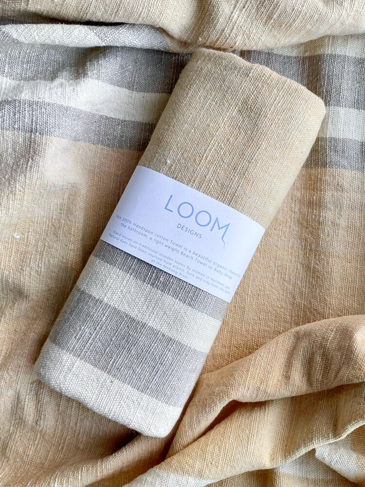 Loom Designs Natural Cotton Towel