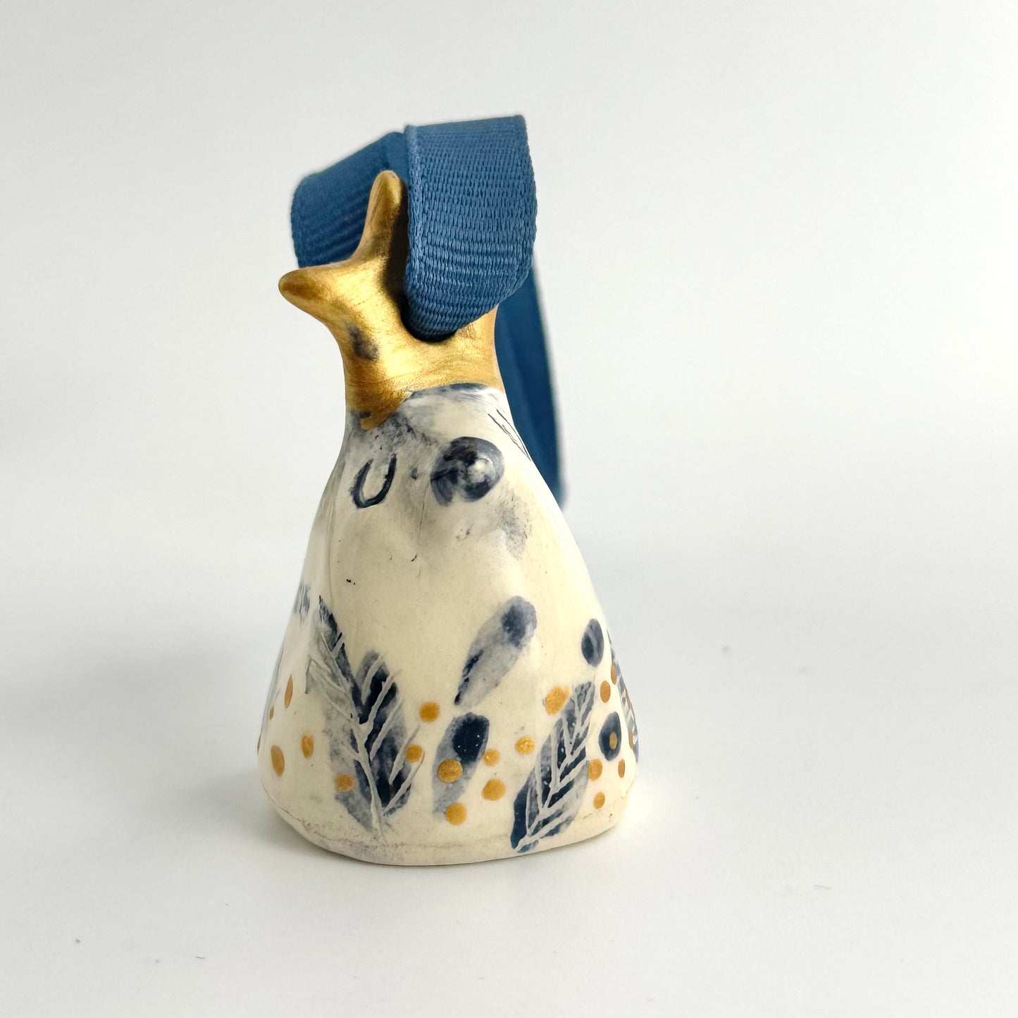 Isabel Lopes Ceramic Ornaments - Little Blue Bird