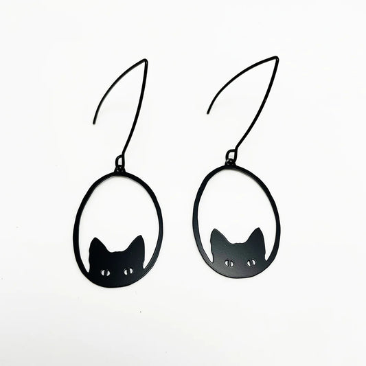 Denz Mini Cat Earrings