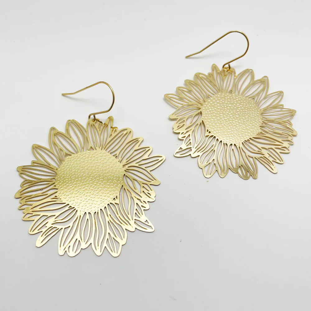 Denz Sunflowers earrings