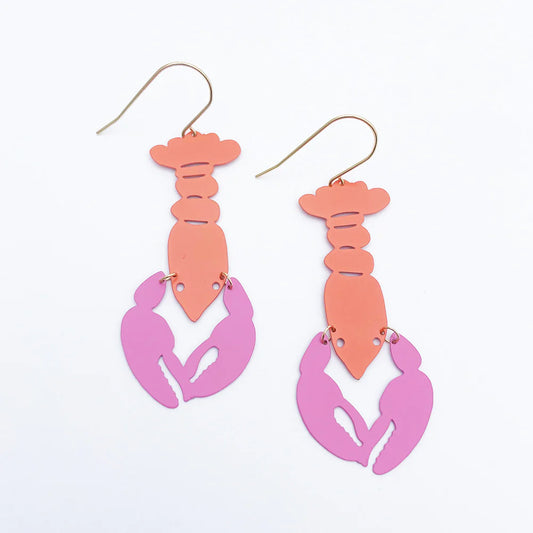 Denz Lobster Drop Earrings