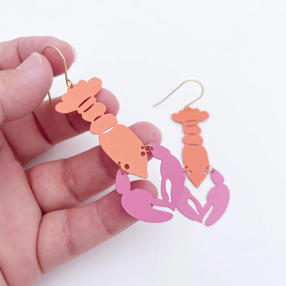 Denz Lobster Drop Earrings