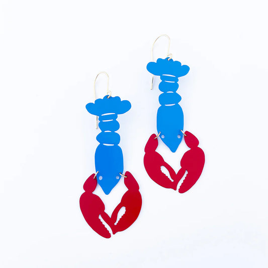 Denz Lobster Drop Earrings