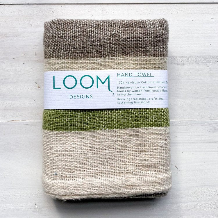 Loom Designs Cotton Hand Towel - Various Colours