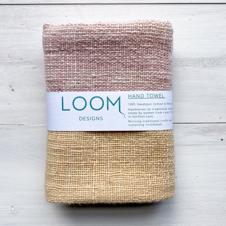 Loom Designs Cotton Hand Towel - Various Colours