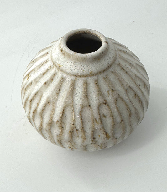 Ros Sachsse Carved Bud Vase