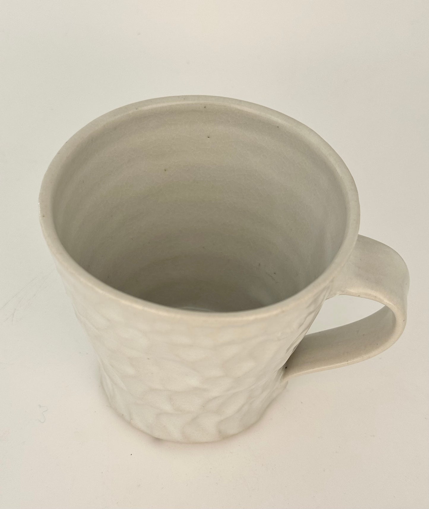 Merrilyn Stock Mug carved white