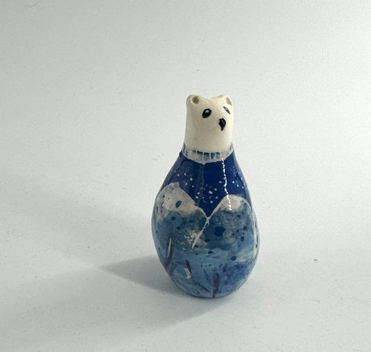 Isabel Lopes Mini Polar Bear Figurine